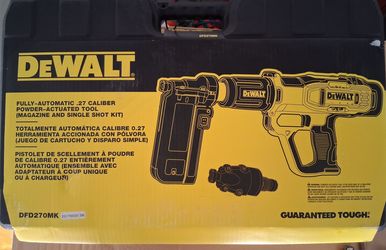 DEWALT Fully Automatic .27 Caliber Powder Actuated Tool (Magazine and Single Shot Kit)