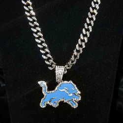 Detroit Lions Necklace 