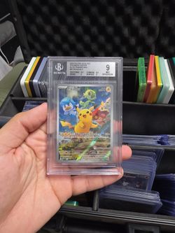 Pikachu #27 BGS 9 Mint Pokémon Card 2023 Paldea Evolved