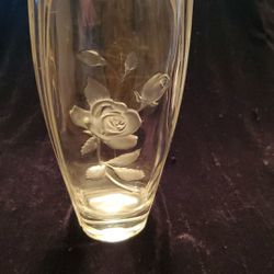 11.5" Crystal vase
