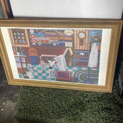 gold frame