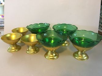 Antique dessert bowls set of 4