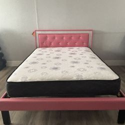 Full Size Bed Frame With Mattress 