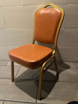 Tan Leather Chair (New)