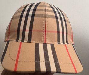 Check Cotton Baseball Cap( Burberry) Toddler(Large) PRICE IS FIRM