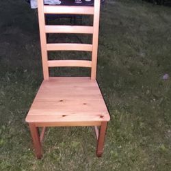 Pretty Nice Size Wooden Chair