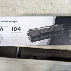 LD Toner Cartridge for HP 12A and Canon 104 Printers 