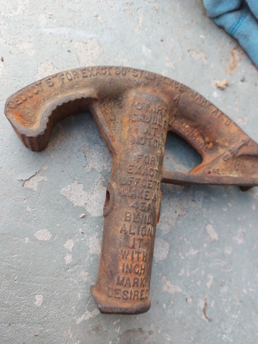 Antique/Vintage Bending Tool 🔧 Plumber/Electrician 