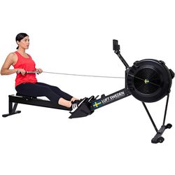 Rowing Machine | Home Gym Equipment for Cardio Training and Fat Burning Swedish Engineering - Indoor Workout - 10 Adjustable Resistance Levels