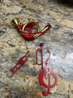 Music Vintage Ornaments 