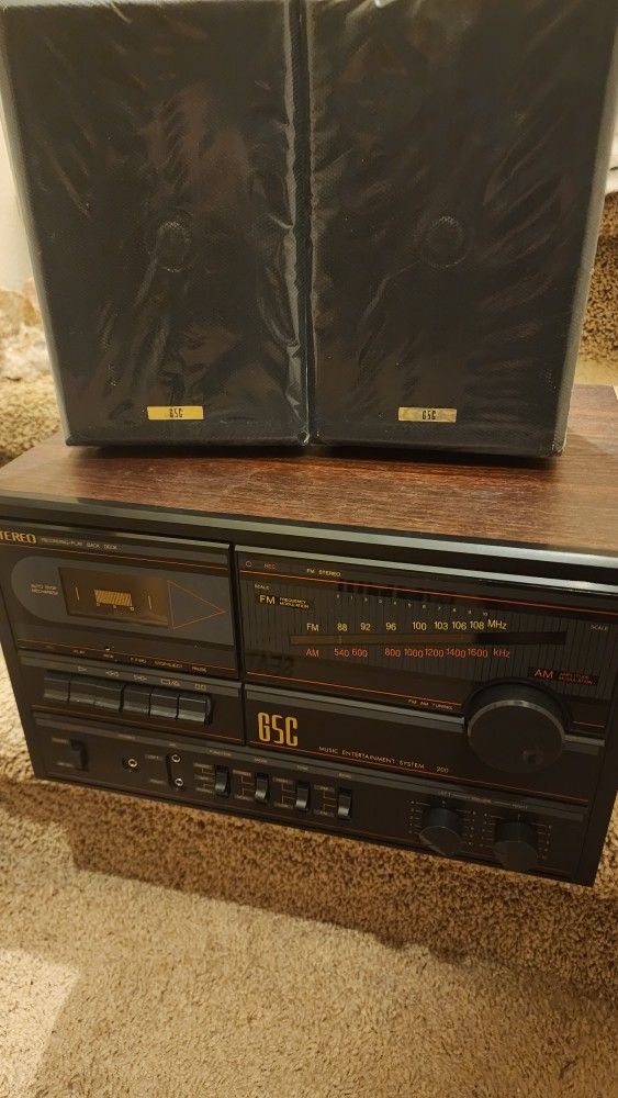 NEW in Box - Stereo AM-FM Tape Entertainment System 