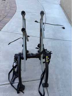 Heavy duty  car trunk mount  three bike rack