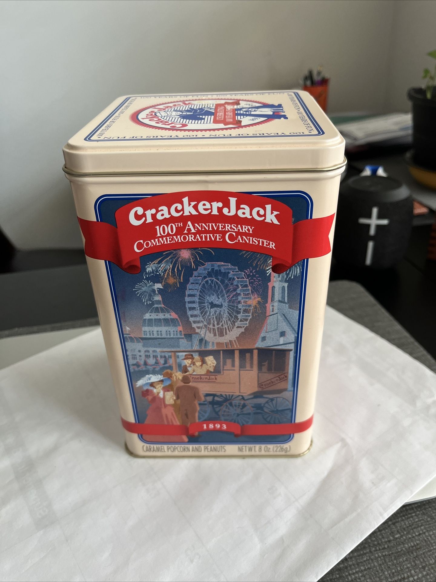 Cracker Jack 100th Anniversary Canister