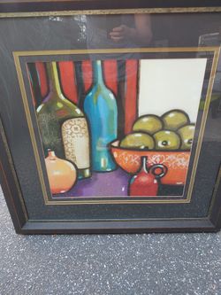 Framed Kitchen Scene