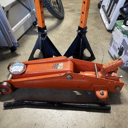 2 Tons Floor Jack Combo With Jack Stand 