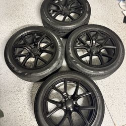 PERFORMANCE REPLICAS Rims & Tire Combo 20" x 9", 5x127 Bolt Pattern, 71.5mm Hub