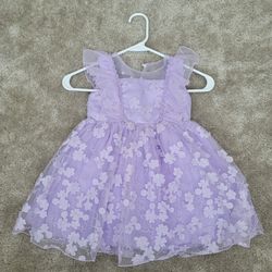 Lavender/Purple Toddler Dress 2T