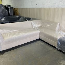 New Sectional Leather Or Fabric!! All Colors Available 