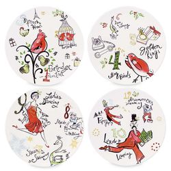 Lennox 12 Days of Christmas 8" Dessert Plates