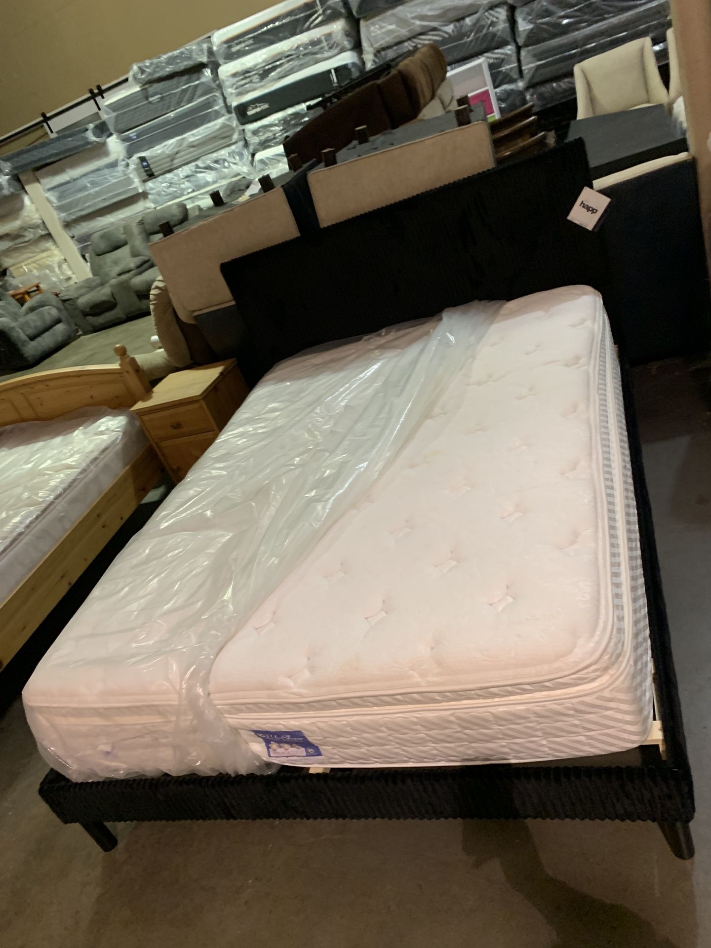 Queen Bed Frame With Mattress