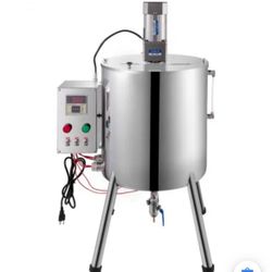 VEVOR Heating Mixing Filling Machine, 15L/4 Gal Lipstick Filling Machine, 35W Lipstick Filler, Heating and Stirring Filling Machine with Stirrer for C