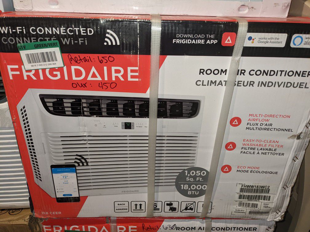 WiFi Connection New  Frigidaire 18,000 Btu Window Ac Unit 