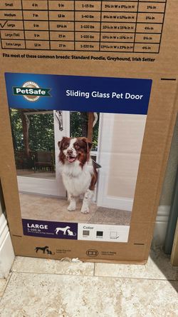 Sliding Glass Pet large Door