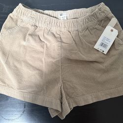 Brown Billabong Corduroy shorts