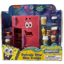 Nickelodeon Patrick Star Mini Fridge Play Set-NEW