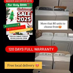 Washer And Dryer Sets $595 Free Delivery