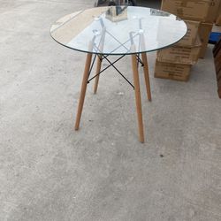 Small Dining Glass Table Brand New 