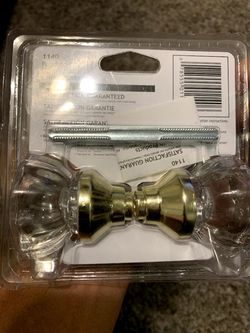 3 Glass knob set