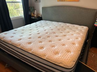 FREE Serta iseries king pillow top mattress
