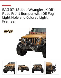 Jeep JK front bumper