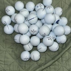 40 Callaway Whites Chrome Tour Golf Balls 