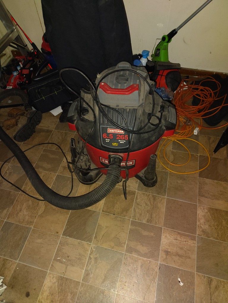 6.5hp Craftsman Shopvac With Portable Blower