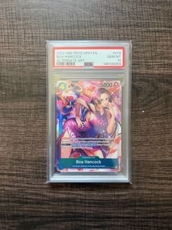 2022 One Piece Op01 EN Boa Hancock #078 Alternate Art PSA 10 Gem Mint
