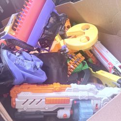 Huge Lot Of Nerf Guns