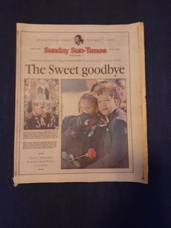Chicago Sun Times November 7th 1999 Walter Payton