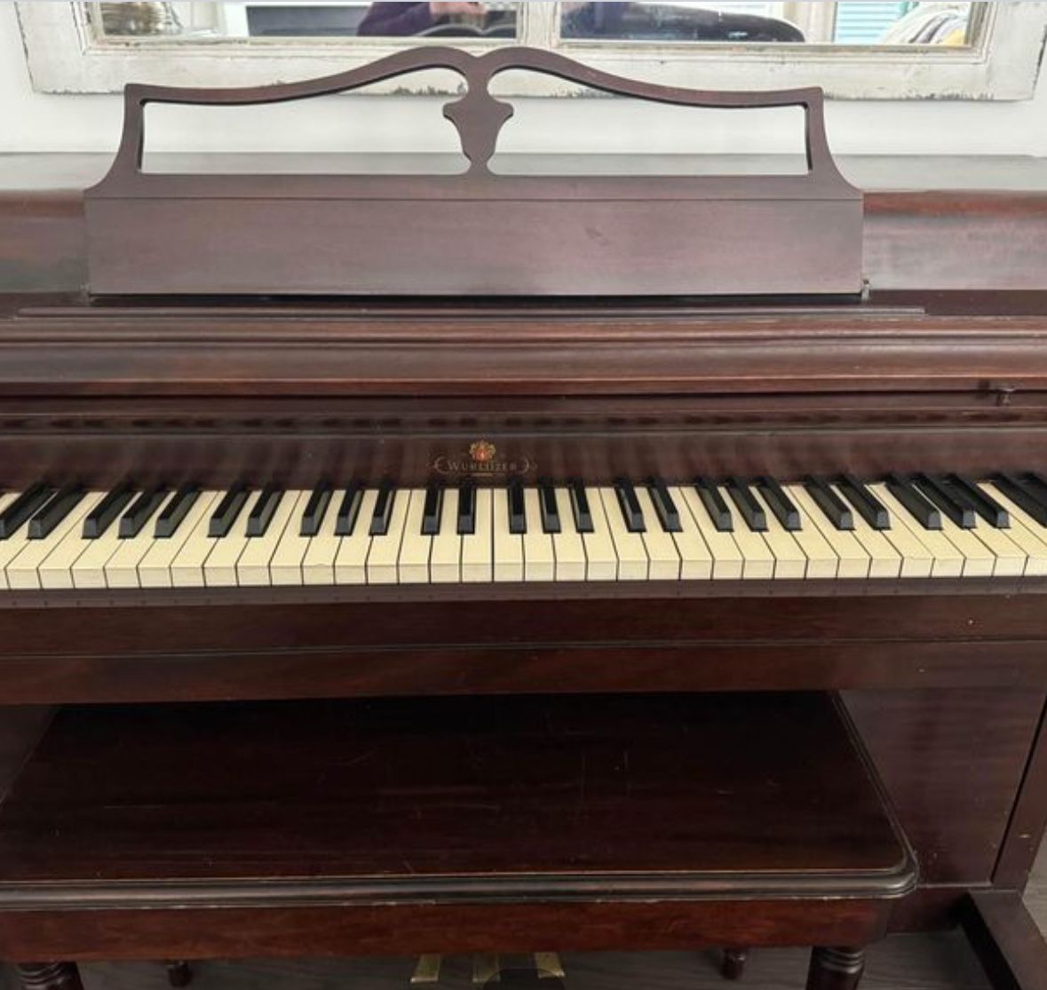 Wurlitzer Upright Piano (comes with bench)