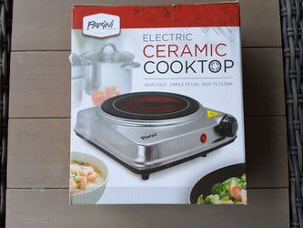 Electric ceramic cooker top
