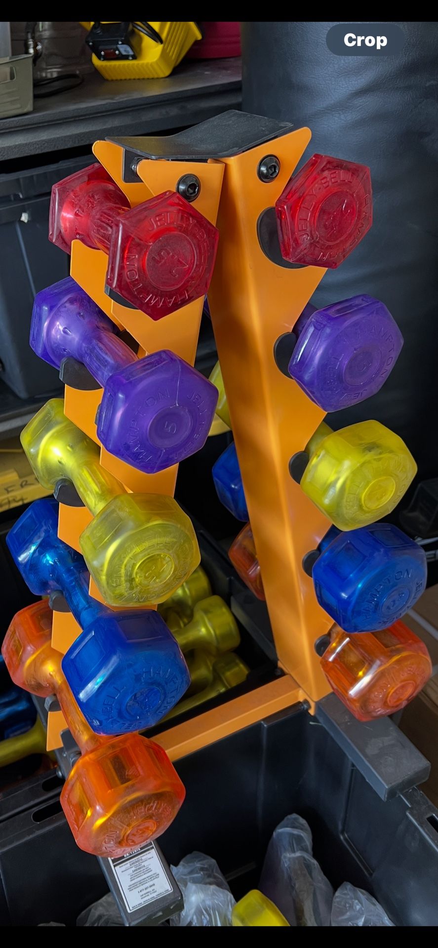 SALES ON HAMPTON JELLY- BELL URETHANE DUMBBELLS ( Please See Picks & Read The Description)