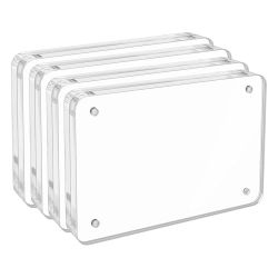 Axceroh 4 Pack 5x7 Magnetic Tabletop Picture Frames
