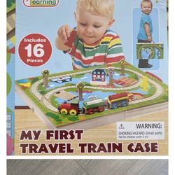 Wood Train Set New
