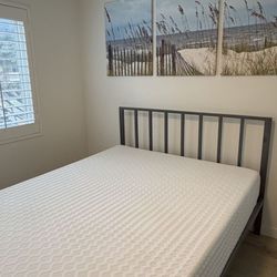 Queen Memory Foam Mattress And Bed Frame! 