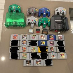 N64 consoles games Nintendo 64