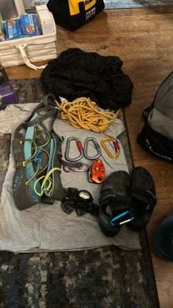 Rock climbing gear