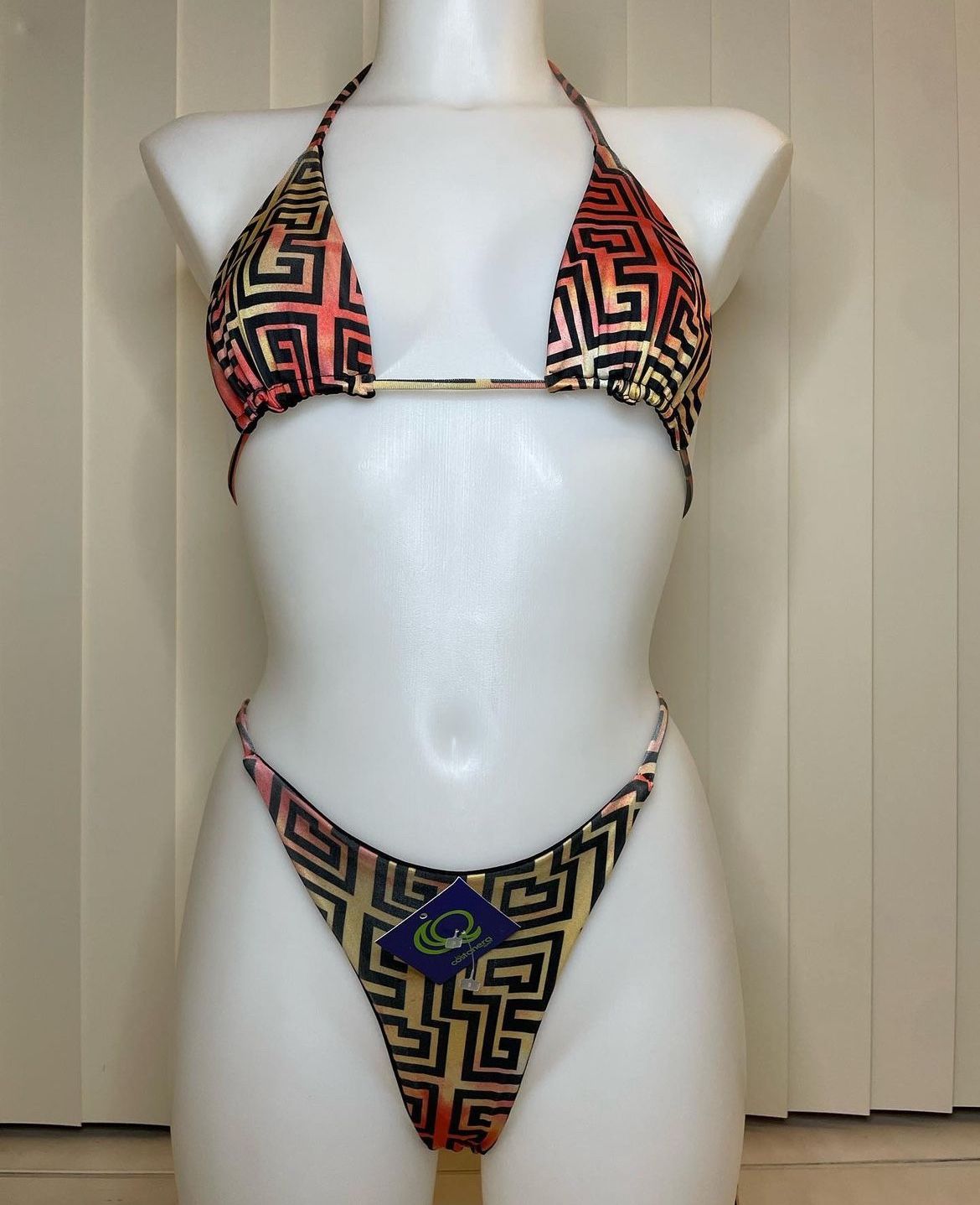 La Costanera Temple Sunset Reversible Bikini