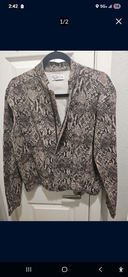 New Animal Print Jacket