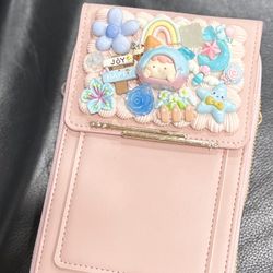 Cute Cream Gel Handmade Cross-Body Bag Phone Purse